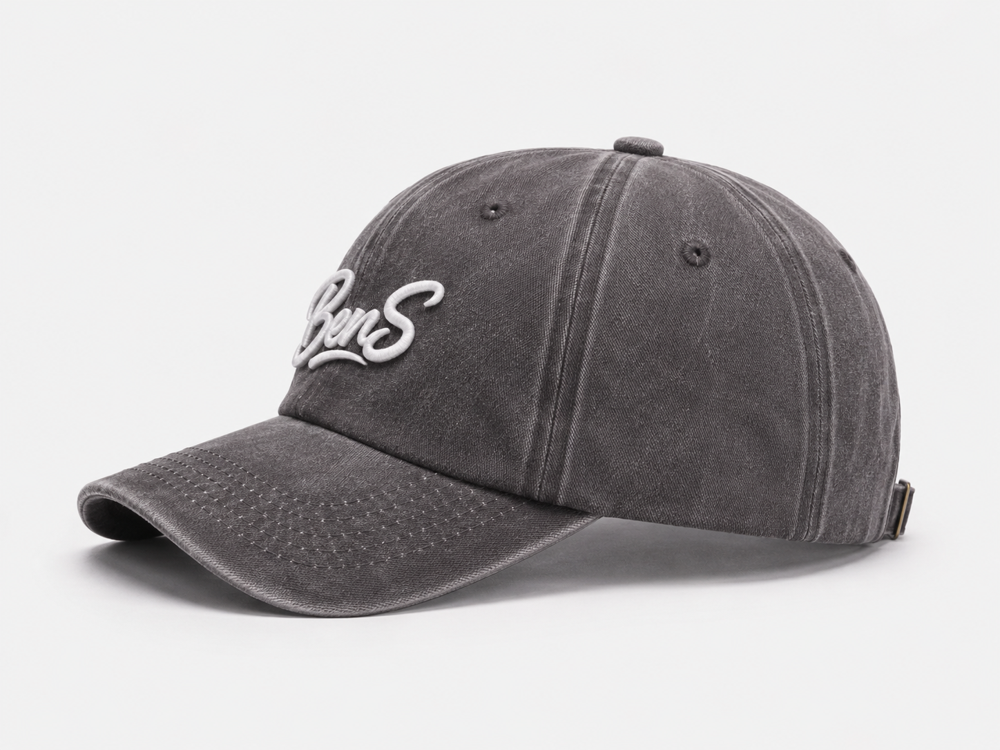 Gorra Vintage BenS Gris Washed - Image 2